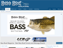 Tablet Screenshot of bassboatmagazine.com